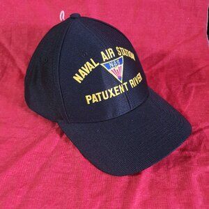 Naval Air Station Center Hat Patch Cap NAS Patuxent PAX River US Station Made